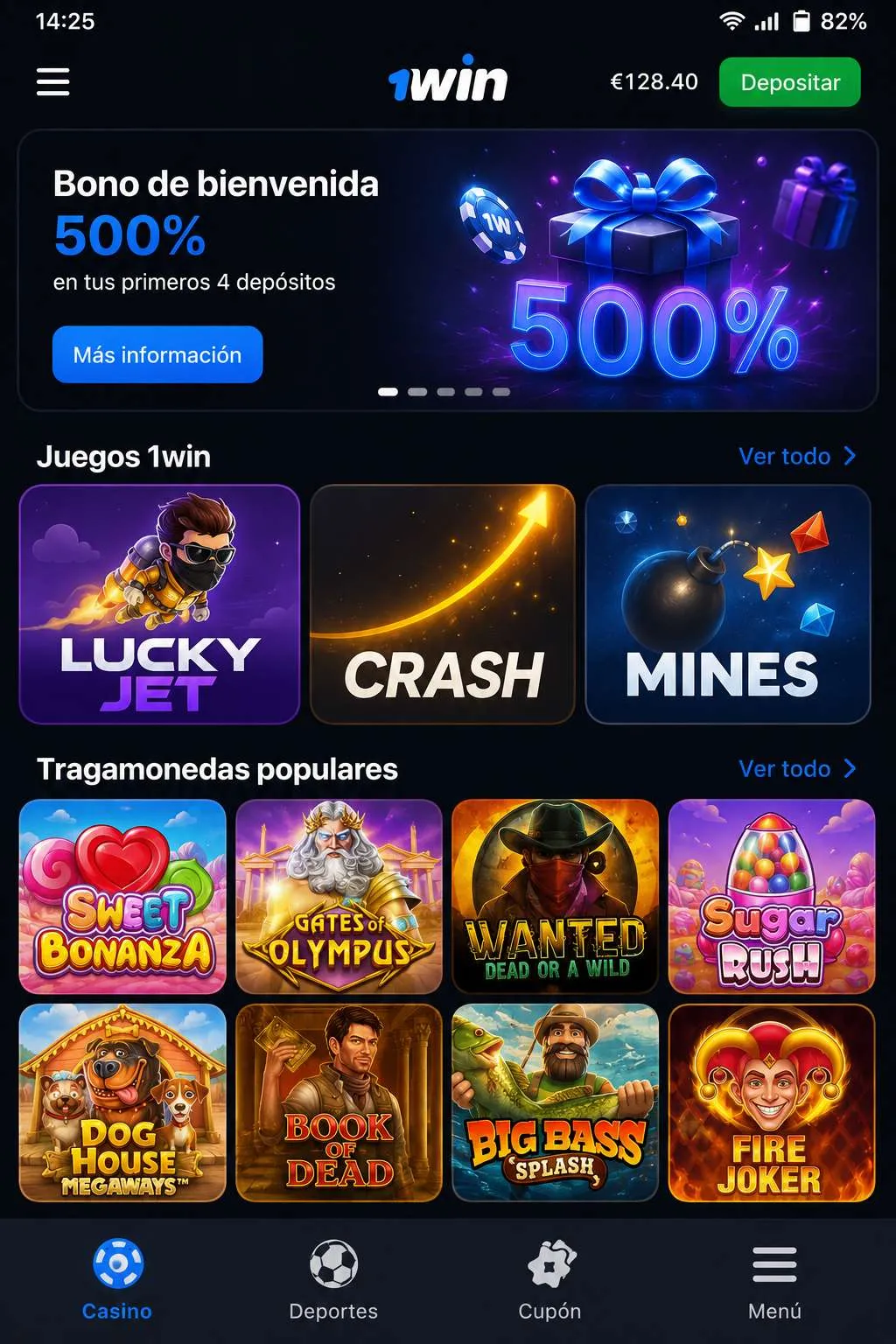 1win app en Android, iPhone y Windows — una cuenta para todo